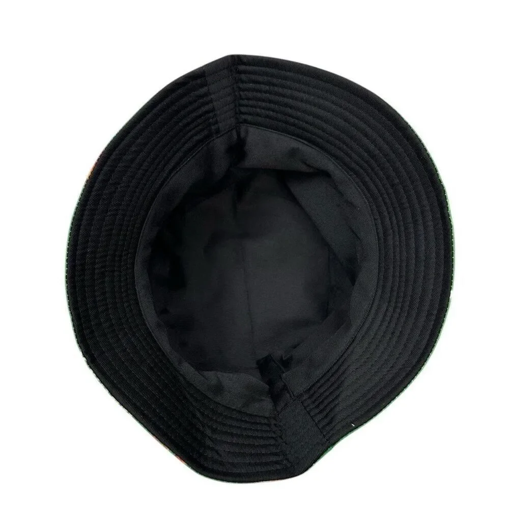 New Farm Rich Promotional Bucket Hat Green Never Worn 8 Inch Head Measurement